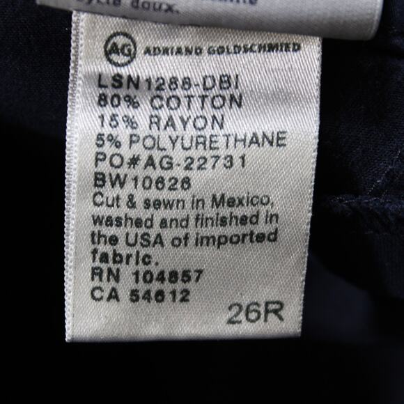 AG Adriano Goldschmied Pants Women's 26x29 Blue The Legging Super Skinny Stretch - Picture 4 of 8